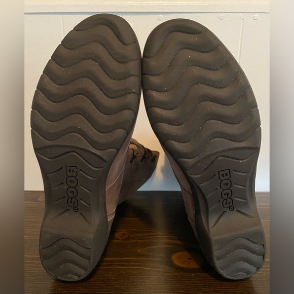 Bogs Casual Boots Womens Carrie Lace Up Mid Waterproof Leather 72022 - Picture 4 of 6